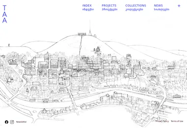 Screenshot of taa.net.ge