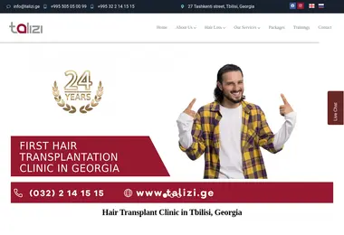 Screenshot of talizi.ge