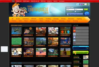 Скриншот tamashebi.com.ge