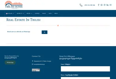 Screenshot of tbilisihome.ge