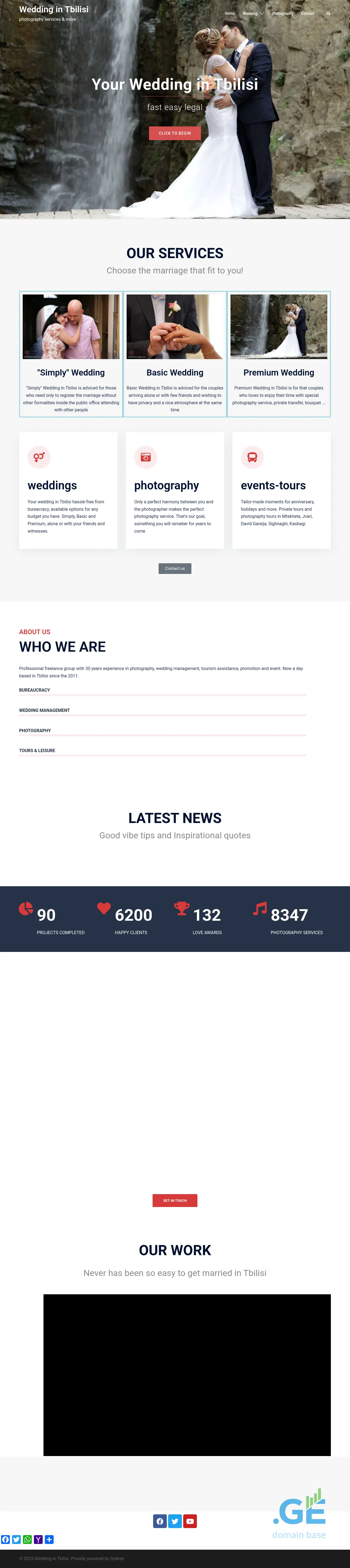 Screenshot of the site tbilisilovesyou.ge