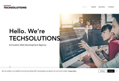 techsolutions.ge-ის ეკრანის სურათი