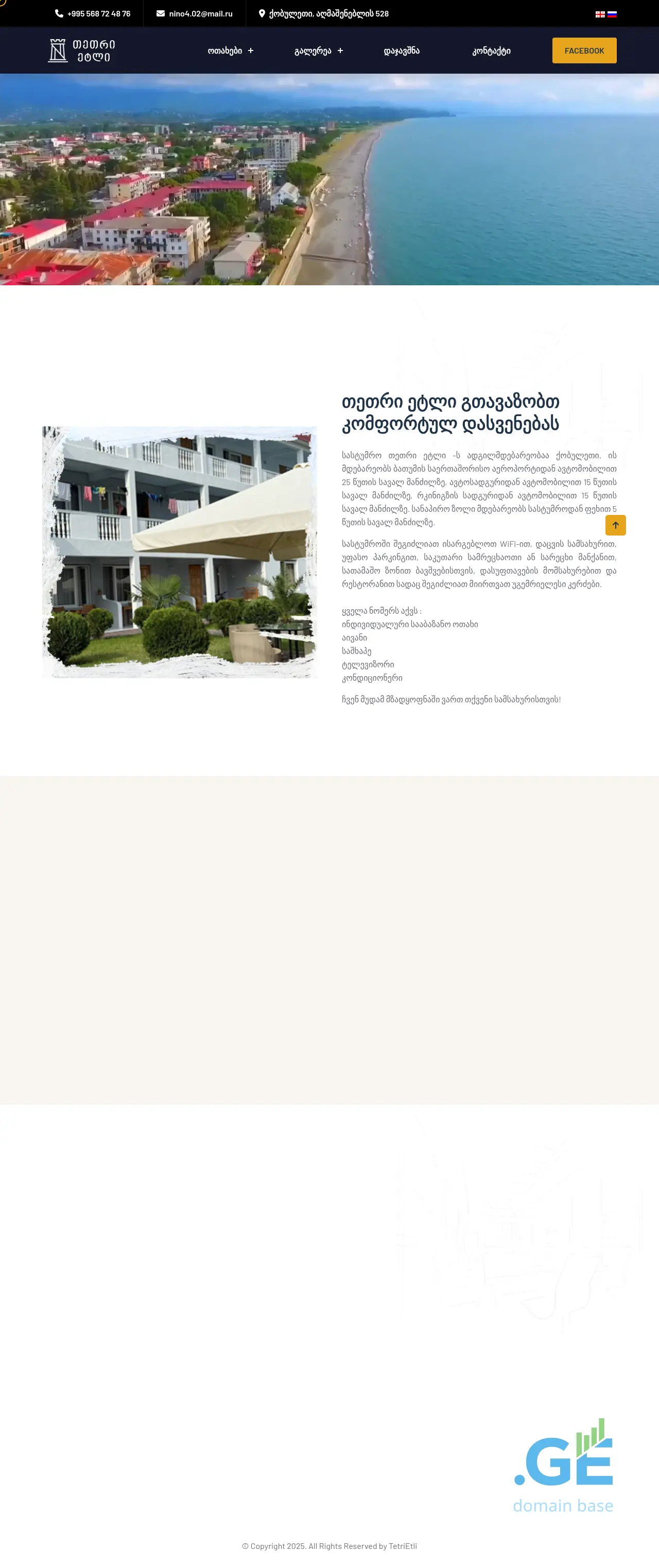 Screenshot of the site tetri-etli.com.ge