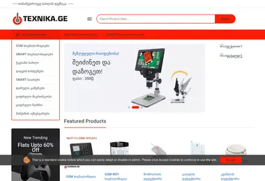 Screenshot of texnika.ge