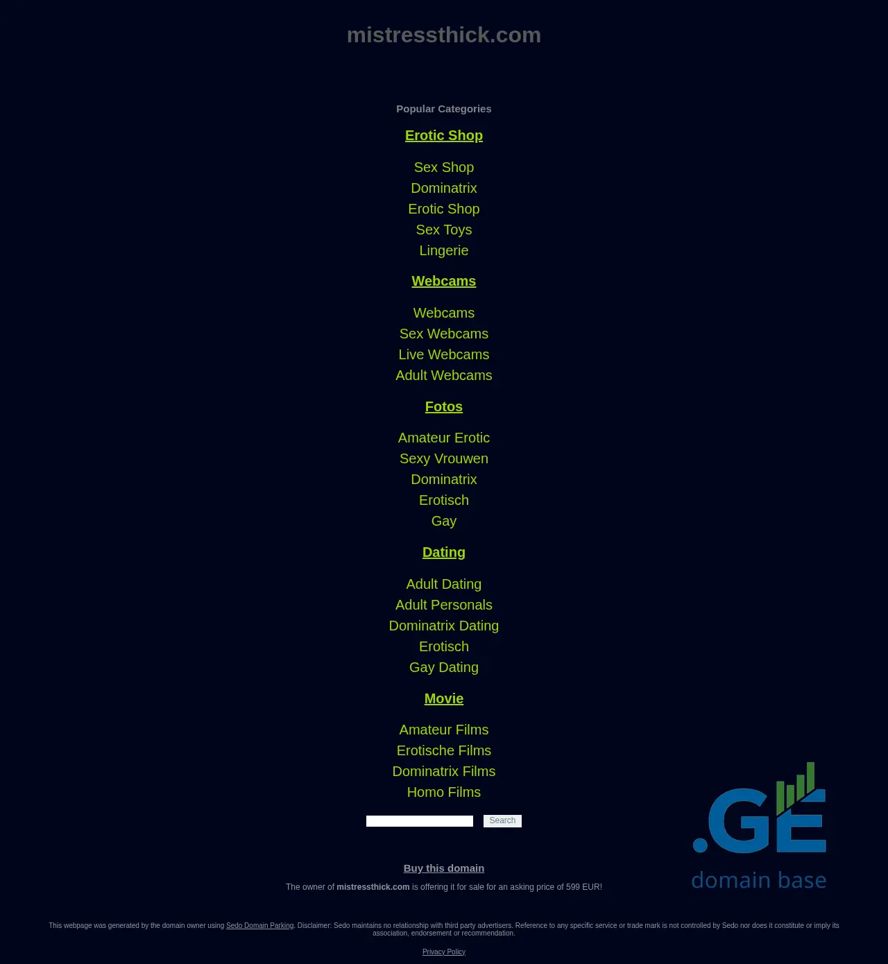 Screenshot of the site thegara.ge