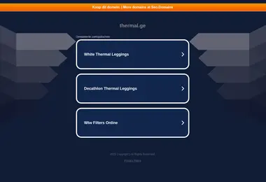 Screenshot of thermal.ge