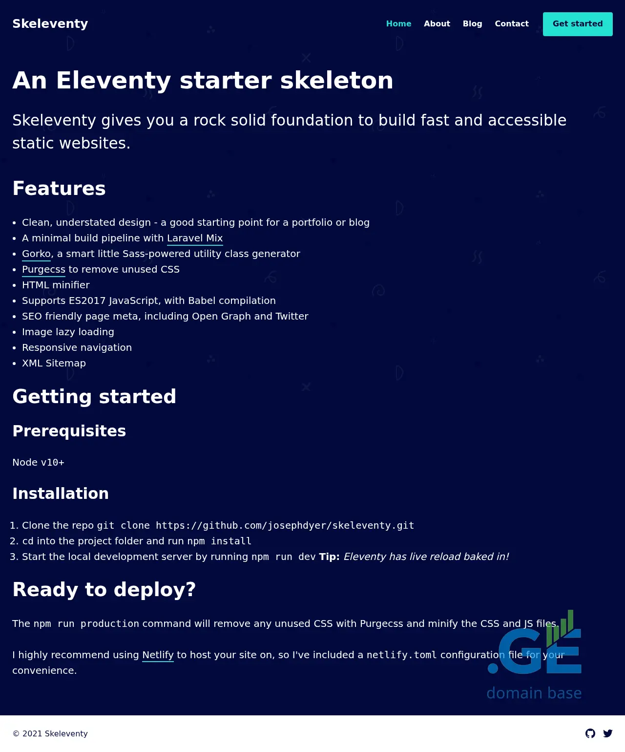 Screenshot of the site tianyu.ge