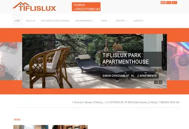 tiflislux.ge-ის ეკრანის სურათი