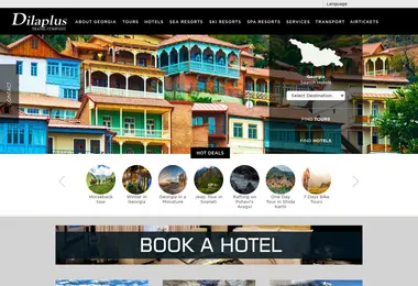 Screenshot of tourist.ge