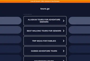 Screenshot of tours.ge