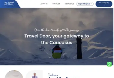 traveldoor.ge-ის ეკრანის სურათი