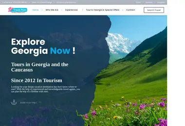 Screenshot of travelpoint.ge