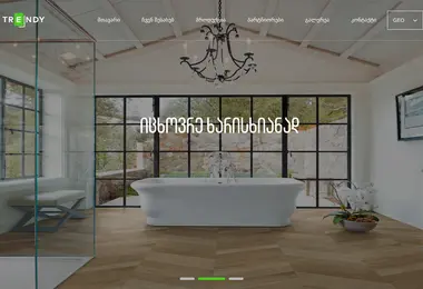 Скриншот trendy.com.ge