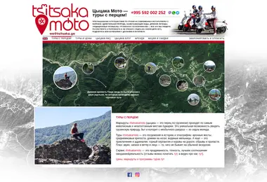 Screenshot of tsitsaka.ge