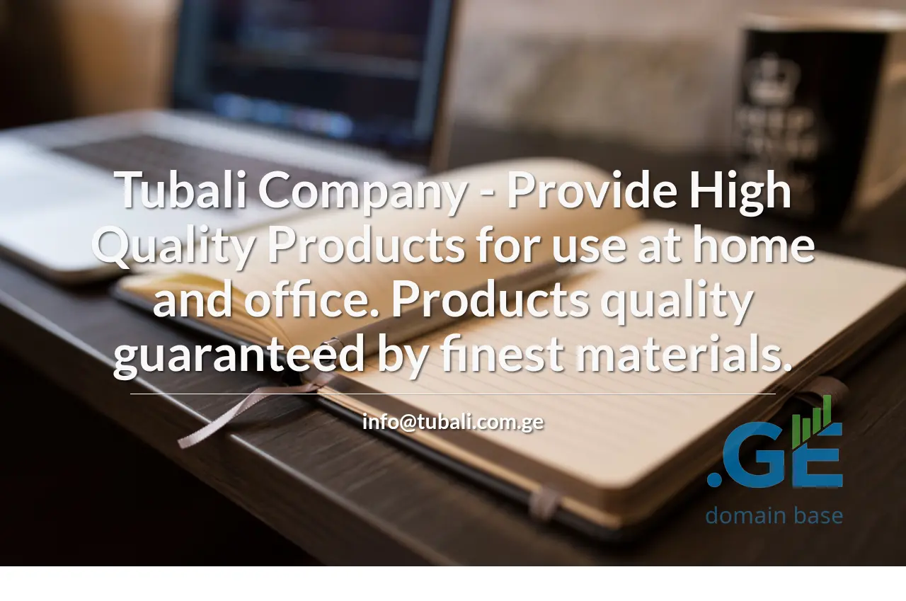 Screenshot of the site tubali.com.ge