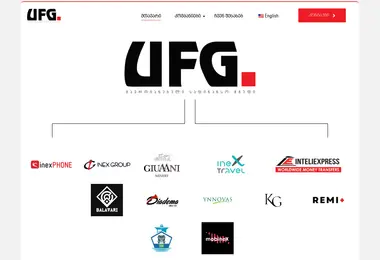 ufg.ge-ის ეკრანის სურათი