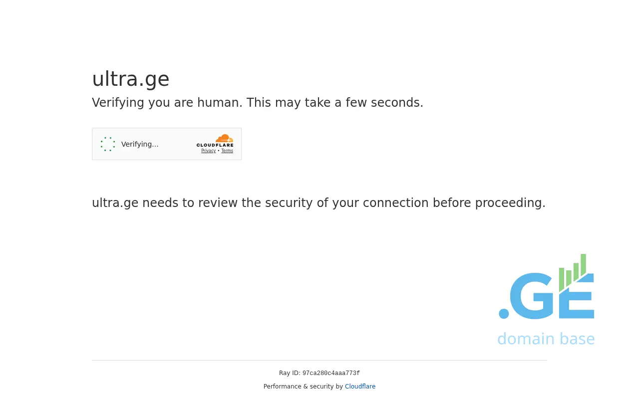Screenshot of the site ultra.ge