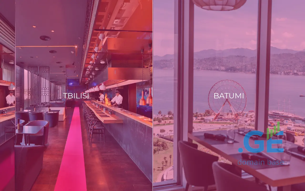 Screenshot of the site umamirestaurant.ge