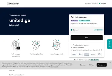 Screenshot of united.ge