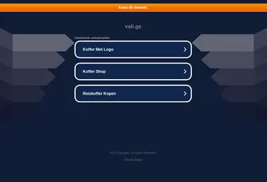 Screenshot of vali.ge