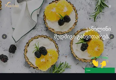 Screenshot of vanilini.ge