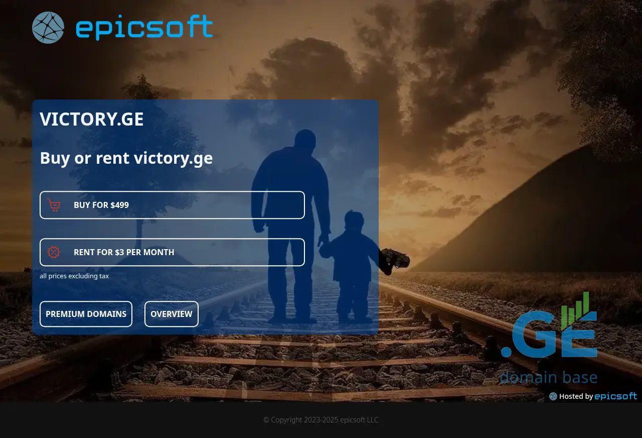 Screenshot of the site victory.ge
