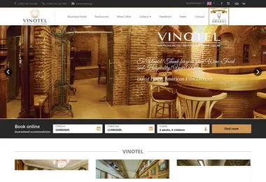 vinotel.ge-ის ეკრანის სურათი