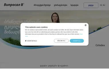 Screenshot of viprosali.ge