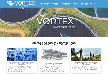 Screenshot of vortex.ge