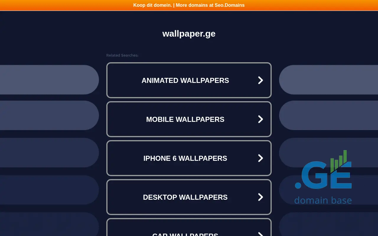Screenshot of the site wallpaper.ge