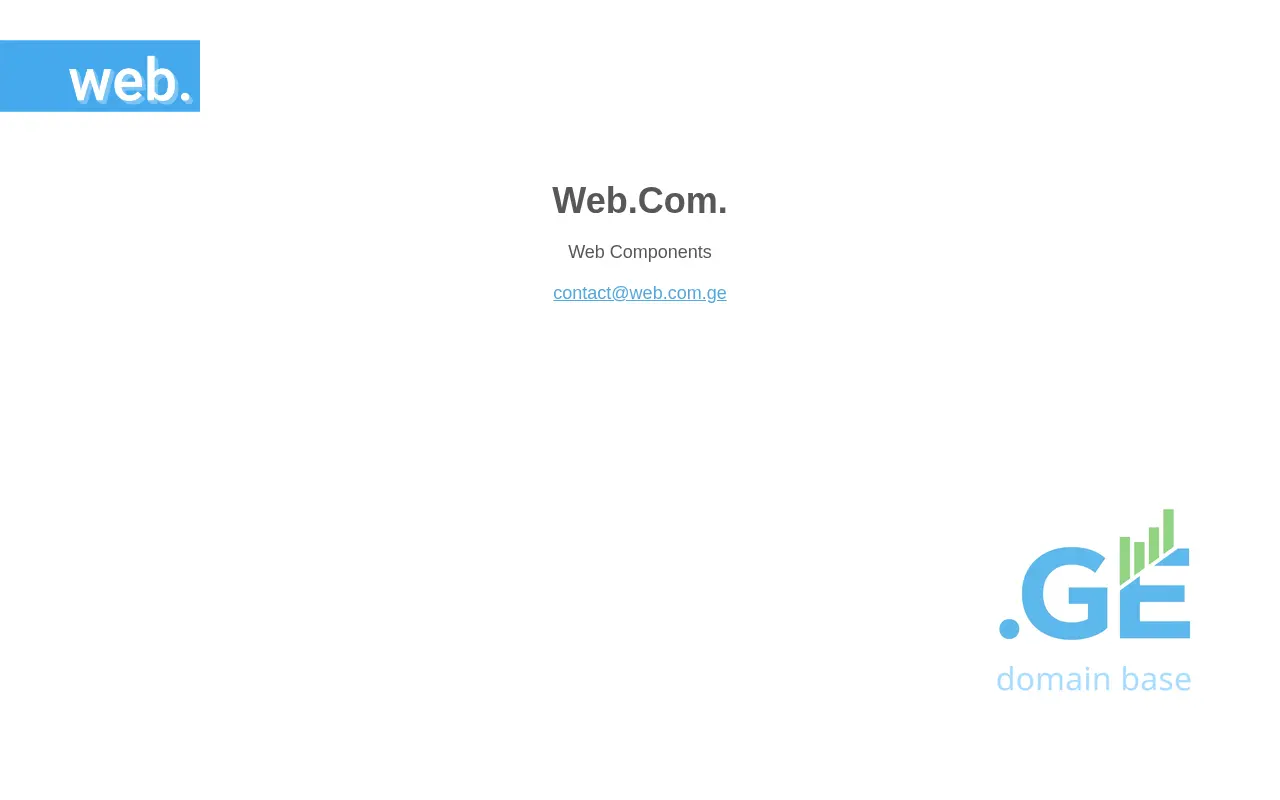 Screenshot of the site web.com.ge