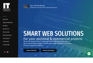 webconnect.ge-ის ეკრანის სურათი