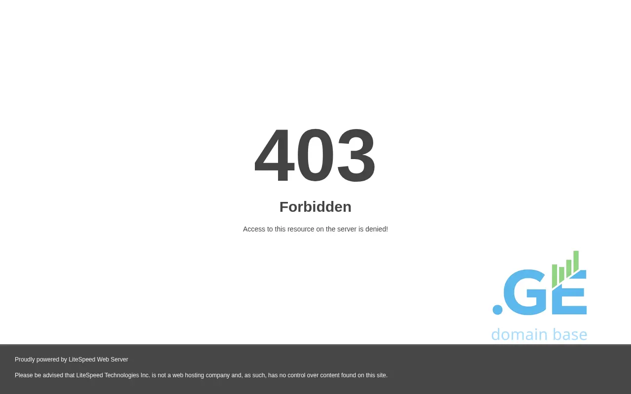 Screenshot of the site websitedesign.ge