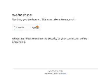 Screenshot of wehost.ge