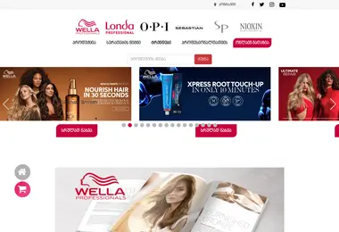 Screenshot of wella.ge