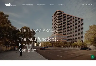 Screenshot of wellhouse.ge