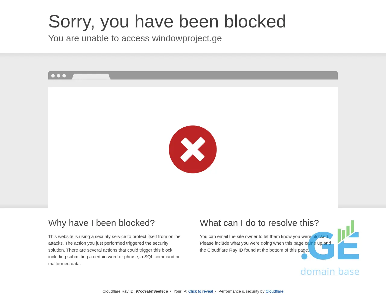 Screenshot of the site windowproject.ge