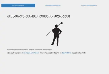 Screenshot of wineclub.ge