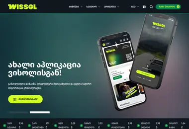 wissol.ge-ის ეკრანის სურათი