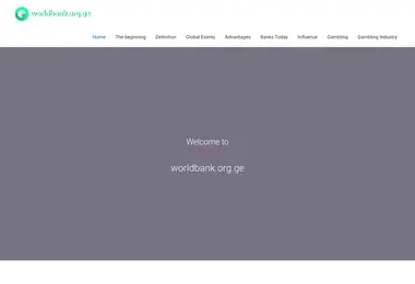 Screenshot of worldbank.org.ge