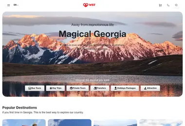 Screenshot of wst.ge