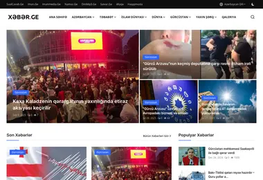 Screenshot of xeber.ge