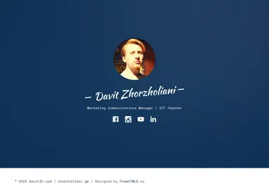Screenshot of zhorzholiani.ge